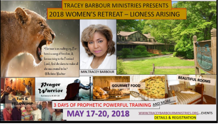 TRACEY BARBOUR MINISTRIES – WOMEN’S SPRING RETREAT -2018